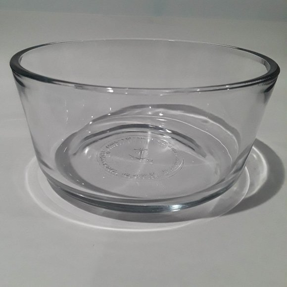 ANCHOR HOCKING 4 CUPS 1 Qt GLASS STORAGE SERVER BOWL - SEE PICTURES - Picture 5 of 6